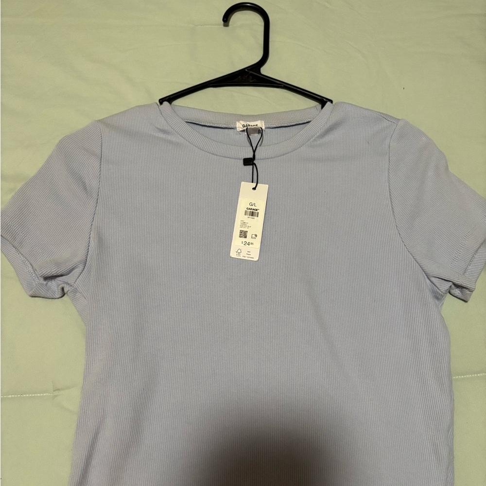 Garage Light Blue Short Sleeve Tee